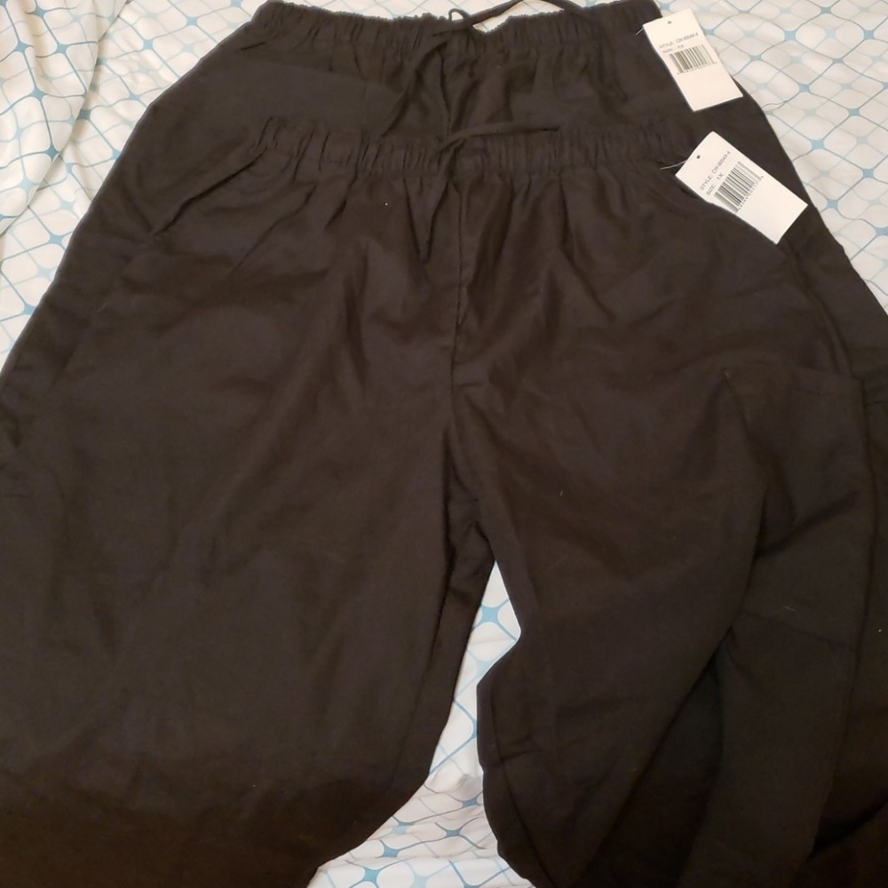 Black scrub bottoms XL